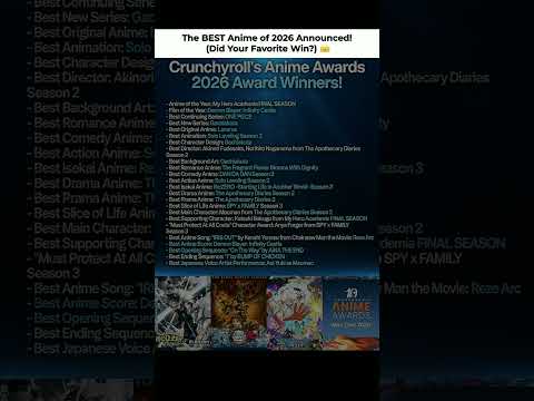 My Hero Academia, Demon Slayer, and Gachiakuta Triumph at the Prestigious Anime Awards 2026 / 「僕のヒーローアカデミア」「鬼滅の刃」「ガチアクタ」がアニメアワード2026で主要賞を席巻!