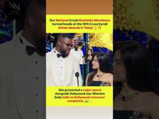 Rashmika Mandanna Dazzles at Anime Awards 2026 in Stunning Prabal Gurung Gown / ラシュミカ・マンダンナ、アニメアワード2026で輝くドレス姿を披露！