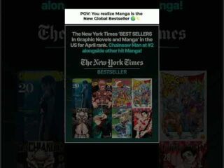 Jujutsu Kaisen & Gachiakuta Manga Conquer NYT May Bestseller List / 「呪術廻戦」「ガチアクタ」がNYTベストセラー入り！5月マンガランキングで快挙達成