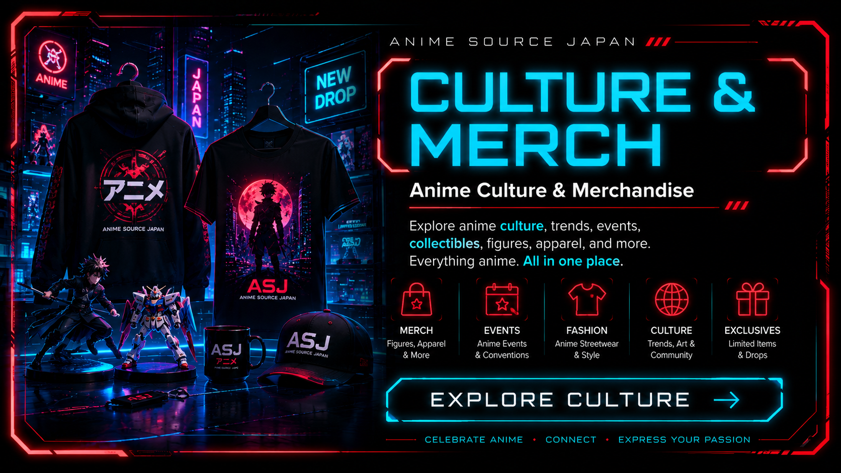Anime Culture and Merchandise Hub