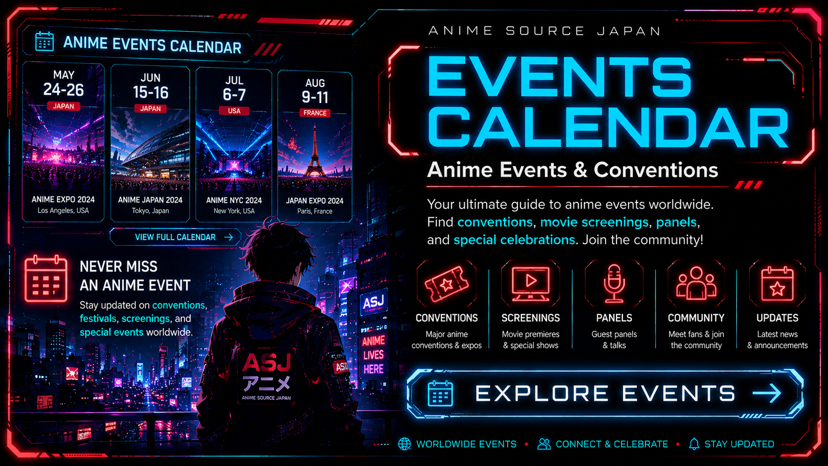 Anime Events Calendar Hub